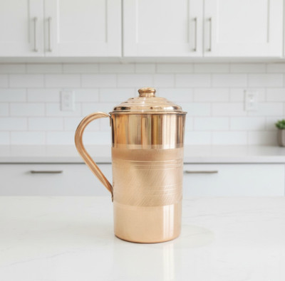 TambaVeda 1.5 L Copper Water Jug