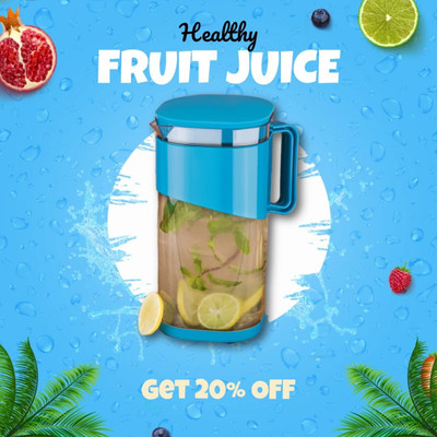 Dhiya 1.8 L Plastic Water Jug