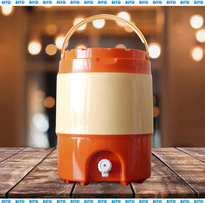BLVD 20 Liter Water Dispenser Jar, BPA Free Water Jug Orange Bottom Loading Water Dispenser