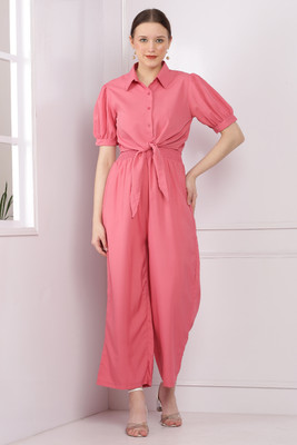 SHAHVEER CREATION Solid Women Jumpsuit