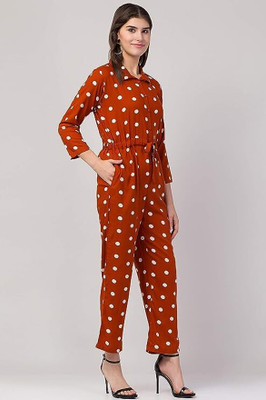 kamleshojha Polka Print Women Jumpsuit