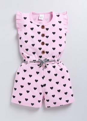 IcePie Printed Girls Jumpsuit