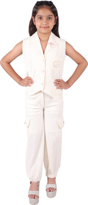 Jammer Self Design Girls Jumpsuit