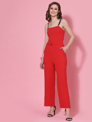 KASSUALLY Solid Women Jumpsuit