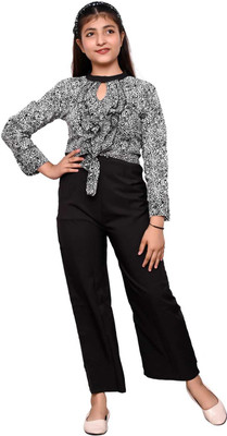 Oyesmarty Printed Girls Jumpsuit