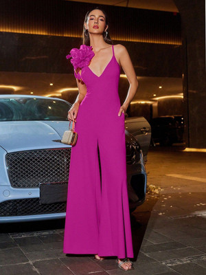 bebe Solid Women Jumpsuit