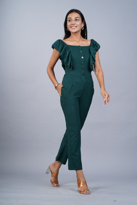 Aurelisa Solid Women Jumpsuit