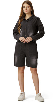 french crown Solid Women Jumpsuit
