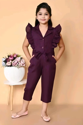 TAILORWOMEN Solid Girls Jumpsuit