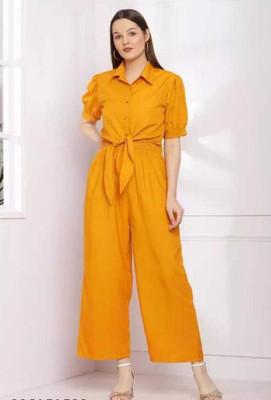 Shama Fashion Self Design Women Jumpsuit
