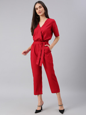 FLAMBOYANT Solid Women Jumpsuit