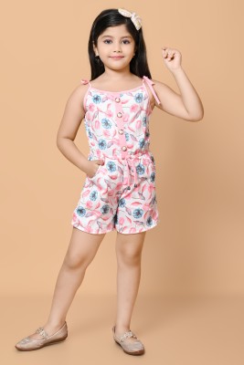 GLAMOUR WORLD GARMENTS Printed Girls Jumpsuit