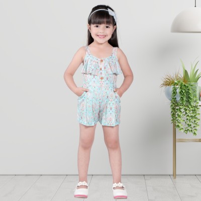 Kidoz Printed Girls Jumpsuit