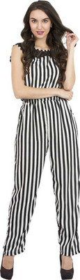 Hypnotizing style Polka Print Women Jumpsuit