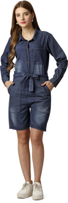 french crown Solid Women Jumpsuit