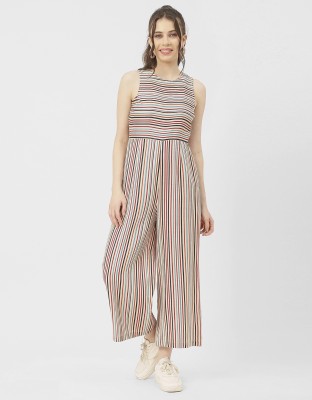 moomaya Striped Women Jumpsuit