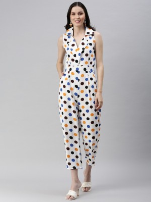 Showoff Polka Print Women Jumpsuit