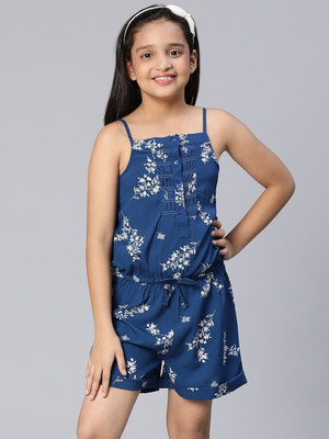 OXOLLOXO Printed Girls Jumpsuit