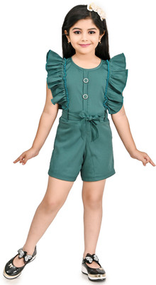 GLAMOUR WORLD GARMENTS Solid Girls Jumpsuit