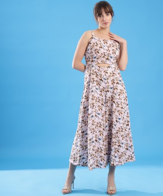 ANUSHIL Floral Print Women Jumpsuit