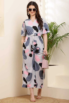 CNQFS FASHION Polka Print Women Jumpsuit