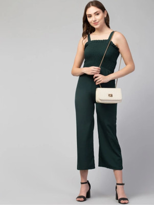 Muskan Enterprises Solid Women Jumpsuit