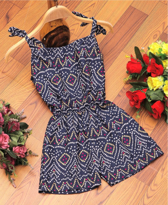 SELVIFAB Printed Girls Jumpsuit
