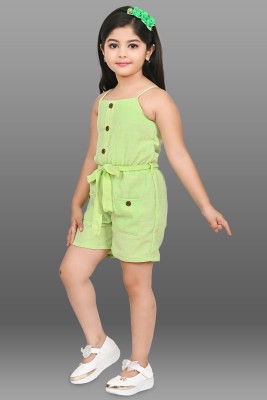 Paramount NX Solid Girls Jumpsuit