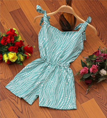 SELVIFAB Printed Girls Jumpsuit