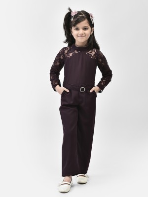 Eavan Embroidered Girls Jumpsuit