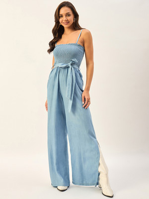 DRAPE AND DAZZLE Solid Women Jumpsuit