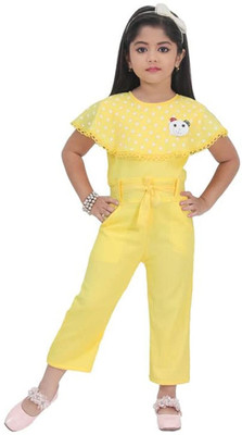 DARE TO DREAM FASHION Self Design Girls Jumpsuit