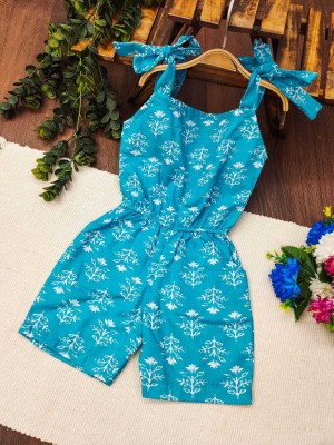 Bholukart Printed Girls Jumpsuit