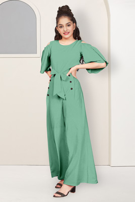 Fashion Dream Solid Girls Jumpsuit