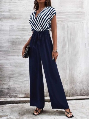 Trioxy Striped Women Jumpsuit