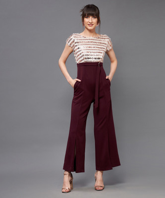 Miss Chase Embellished Women Jumpsuit