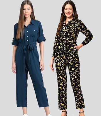 THE DRY STATE Solid, Printed Women Jumpsuit