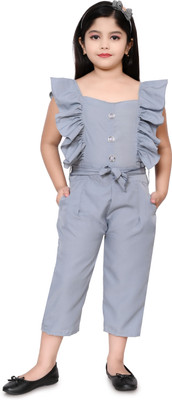 Amina dresses Solid Girls Jumpsuit