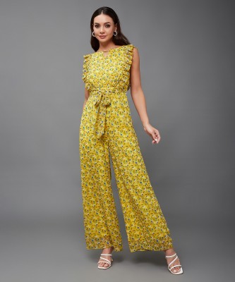 Miss Chase Floral Print Women Jumpsuit