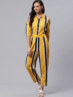 Dressberry Striped Women Jumpsuit