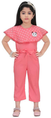 DARE TO DREAM FASHION Self Design Girls Jumpsuit