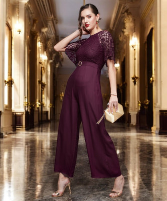 Miss Chase Solid Women Jumpsuit