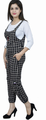 MYKUKI Checkered Women Jumpsuit