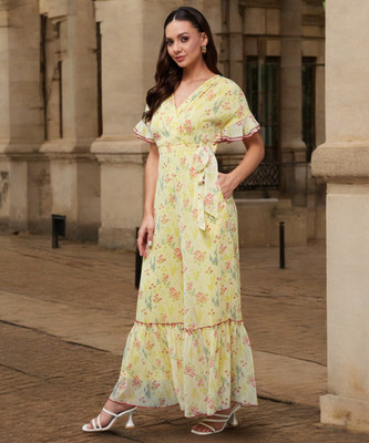 Miss Chase Printed Women Jumpsuit
