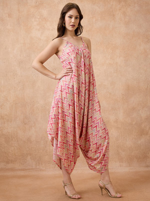 Globus Geometric Print Women Jumpsuit