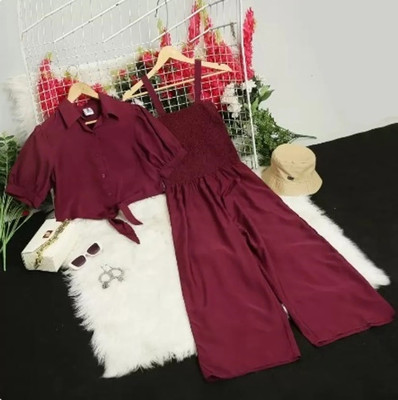 Anjelik Solid Women Jumpsuit