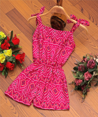 SELVIFAB Printed Girls Jumpsuit