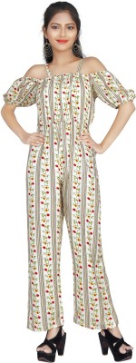 FIRST CHOICE HOUSE Floral Print Girls Jumpsuit