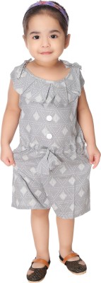 new gen Printed Girls Jumpsuit