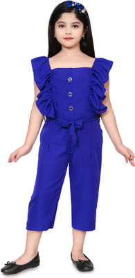 Amina dresses Solid Girls Jumpsuit